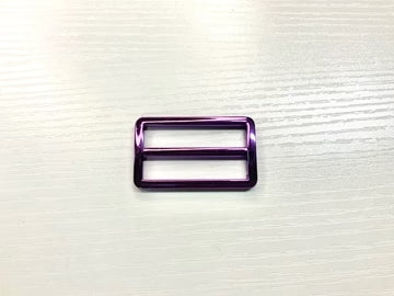 Purple Chrome Bag Connector, Strap Slider | 38mm (1.5")