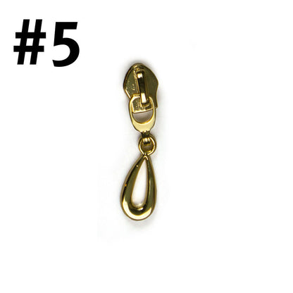 #5 Zip Pull | Light Gold