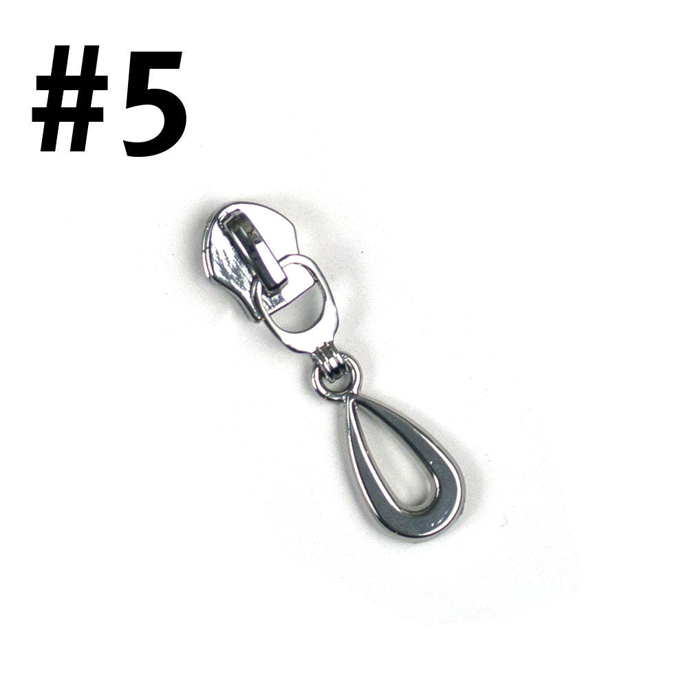 #5 Zip Pull | Silver