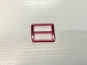 Pink Chrome Bag Connector, Strap Slider | 25mm (1")