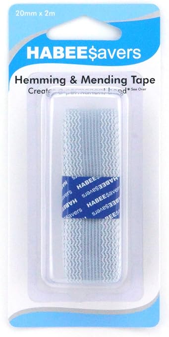 HABEE SAVERS Hemming and Mending Tape Grey 20mm x 2m