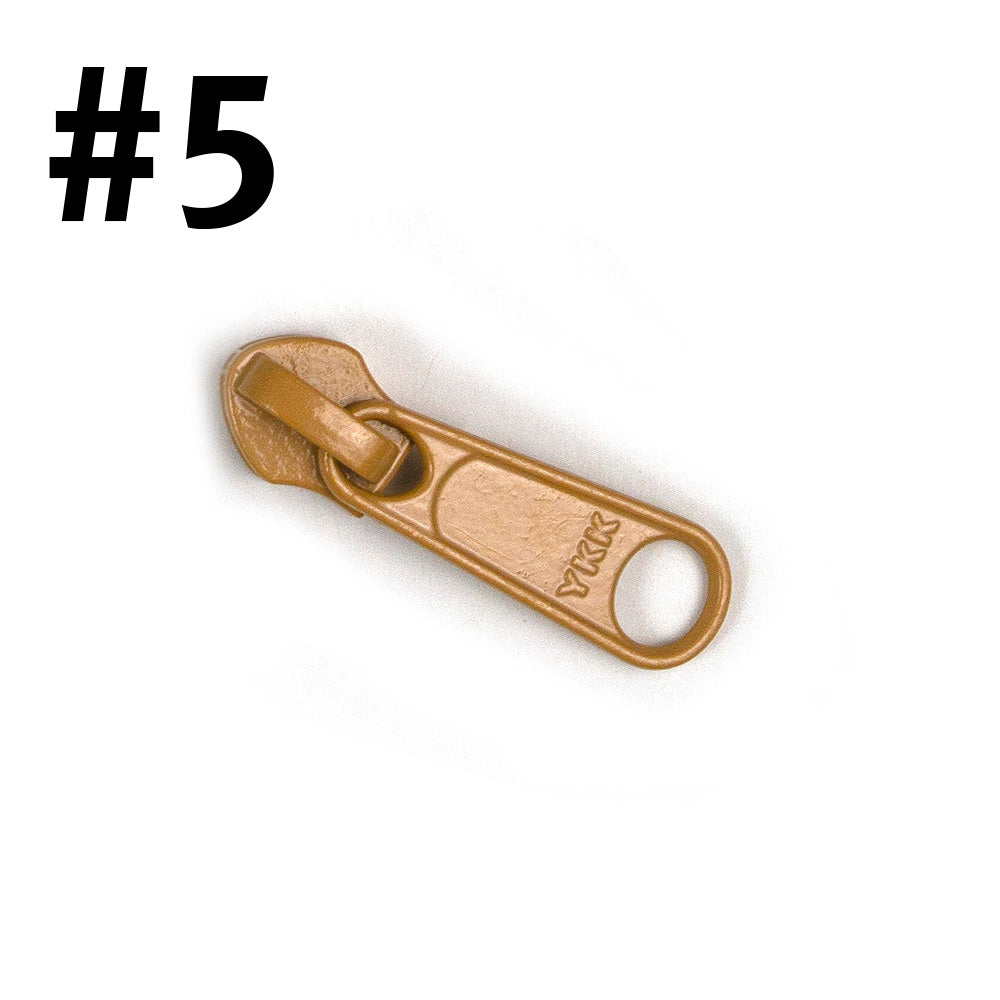 YKK #5 Zip Pull | Fawn