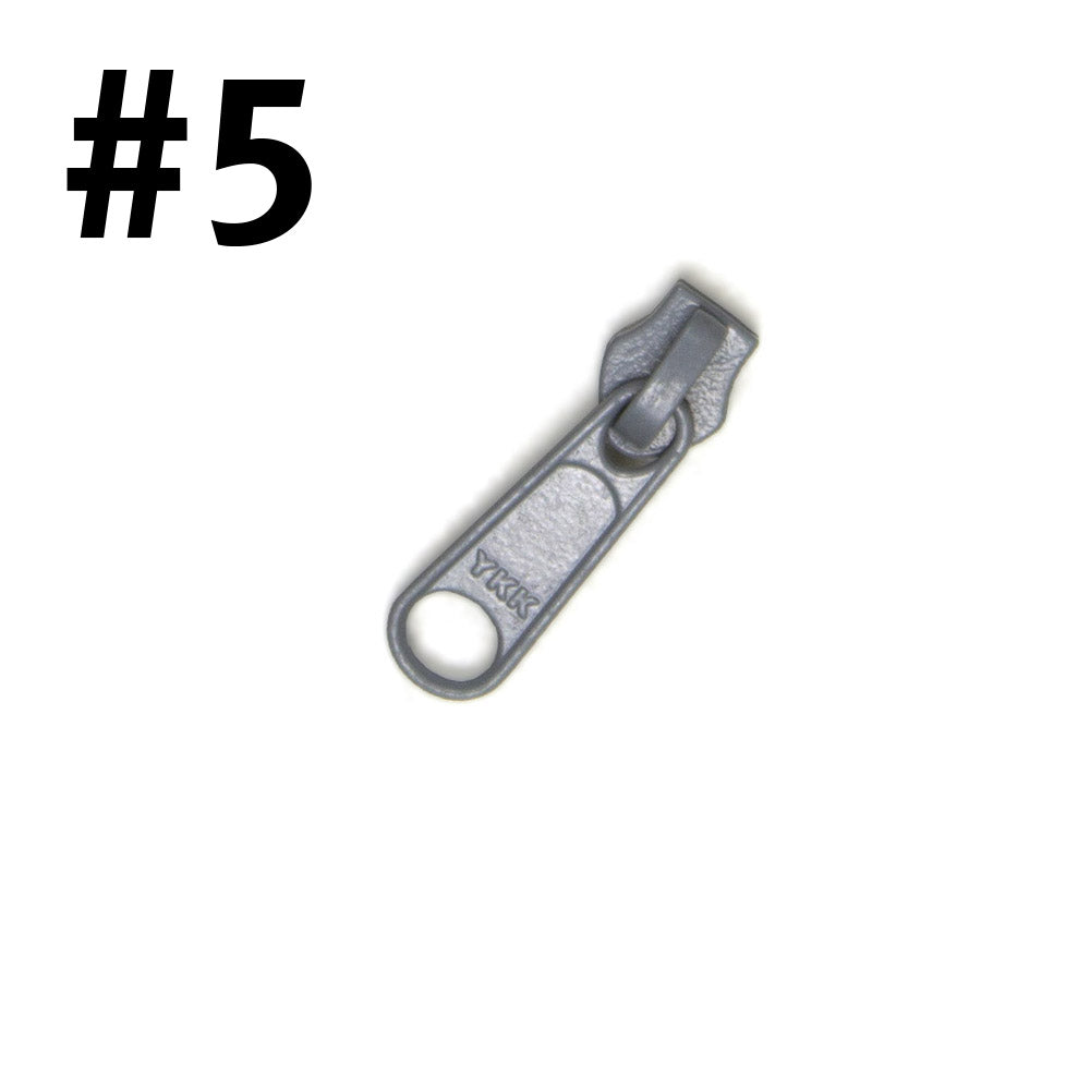 YKK #5 Zip Pull | (Pewter) Grey