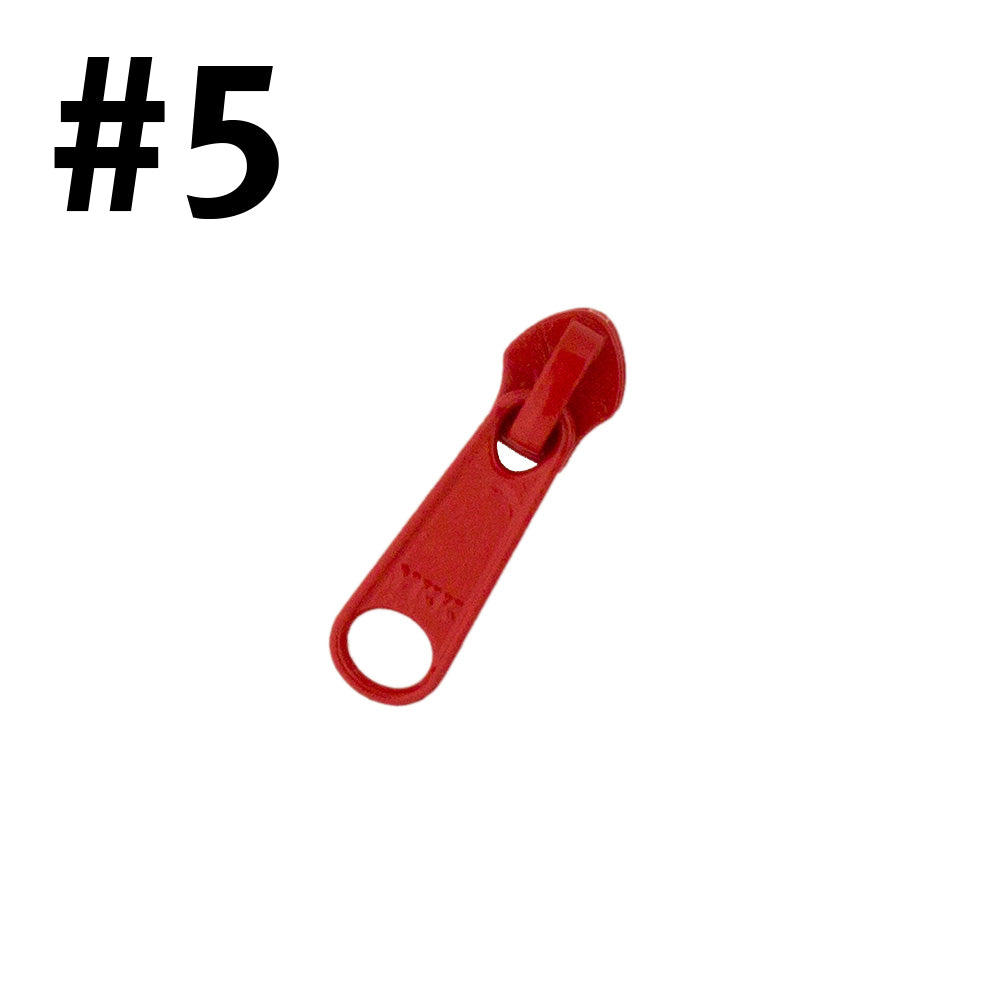 YKK #5 Zip Pull | Atom Red