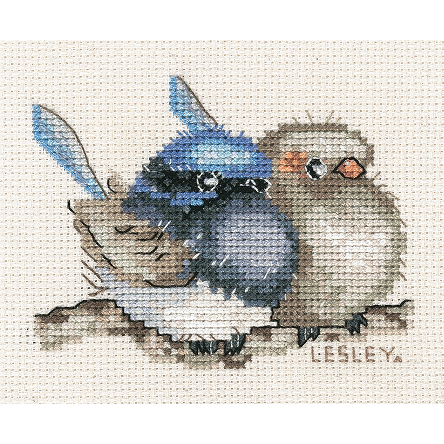 Blue Wren - Cross Stitch