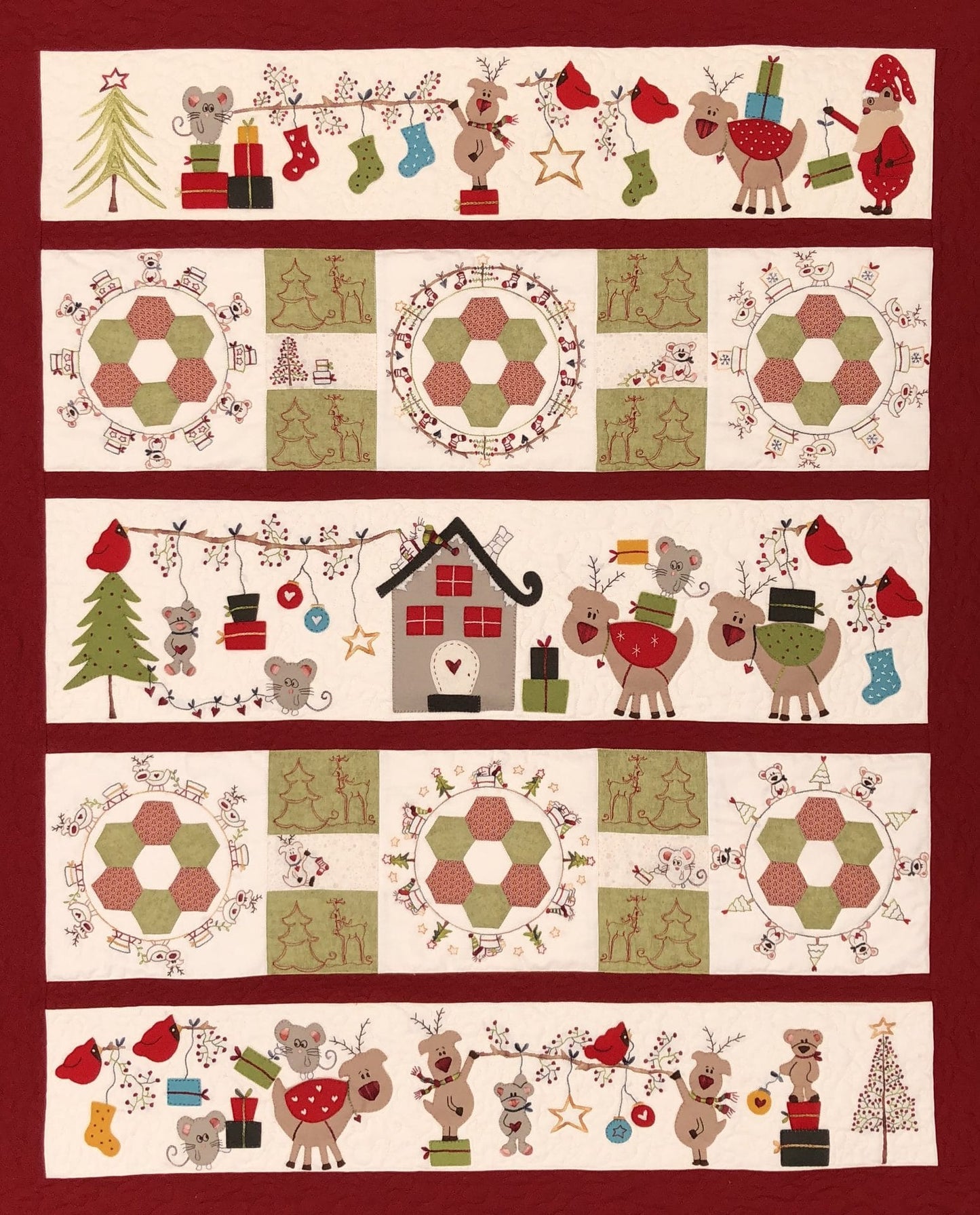 Coming Home for Christmas - BOM - Blocks 1 - 5