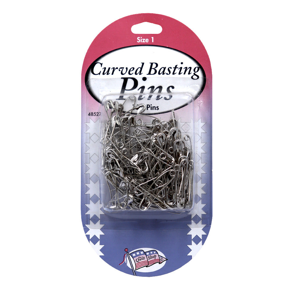Quilters Curved Basting Pins - Size 1