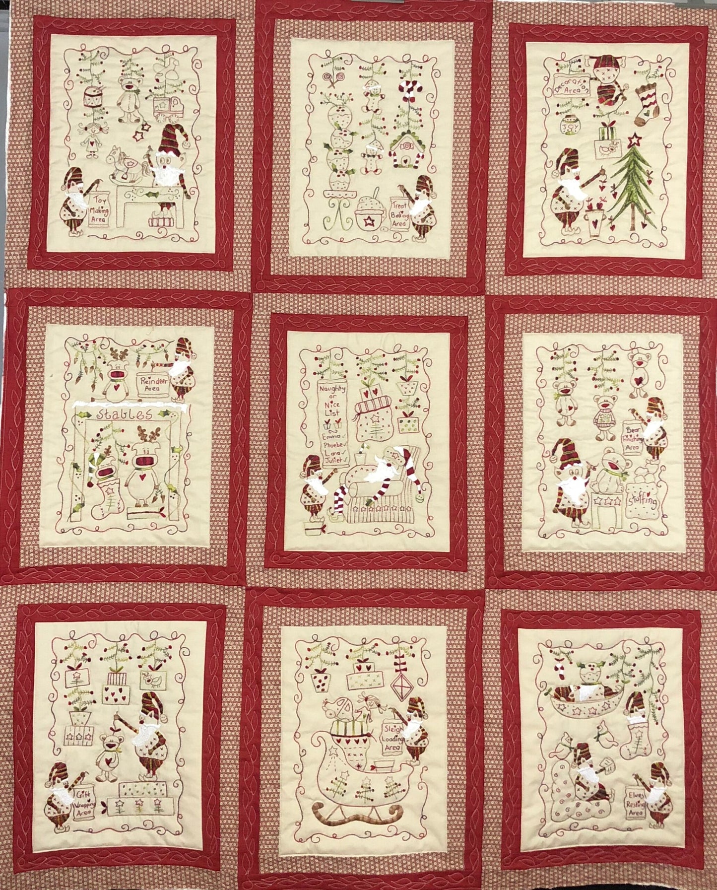 Santa's Workshop - BOM - Blocks 1 - 9