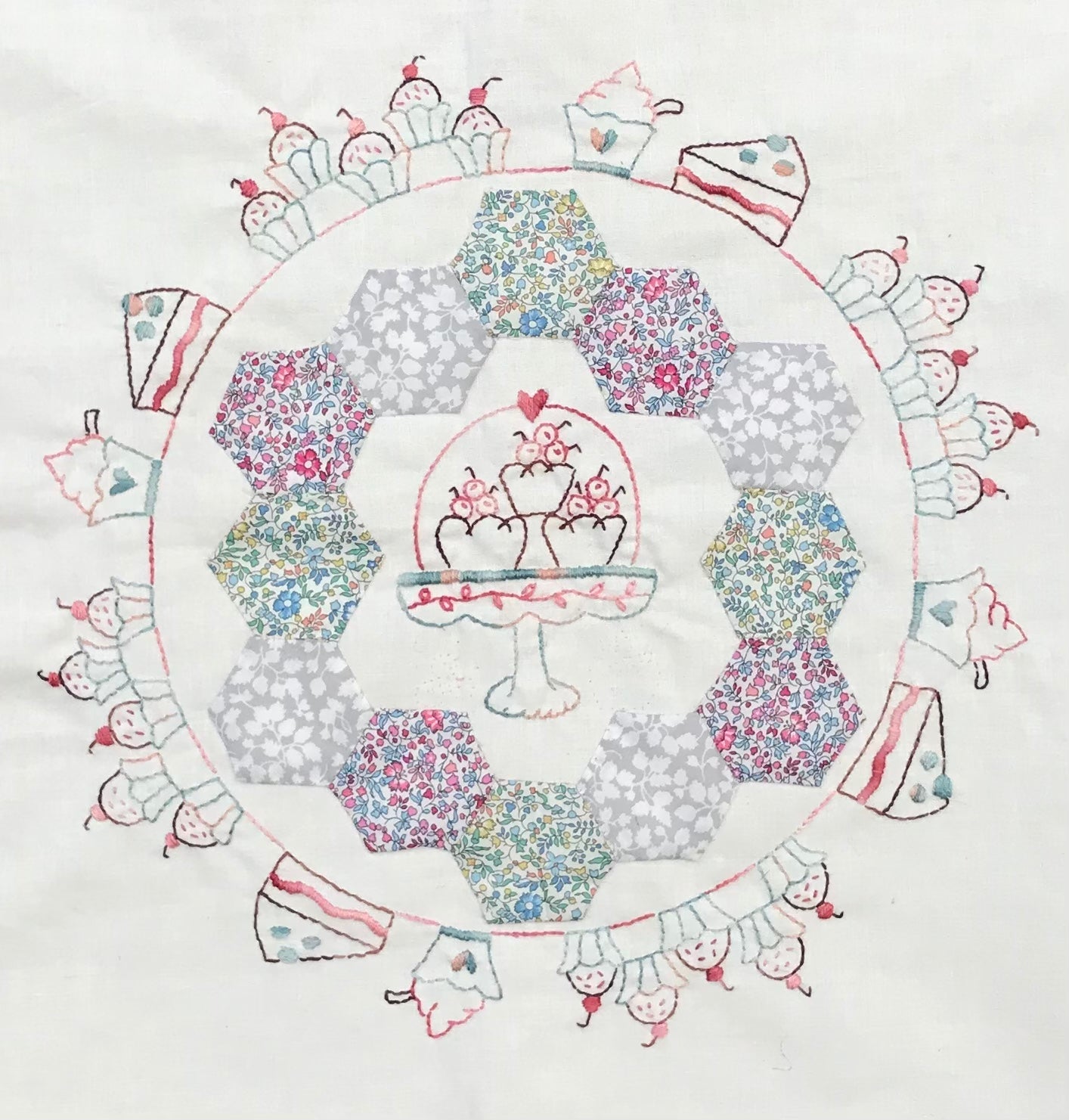 Round the Kitchen Table - BOM - Block 1 - 9