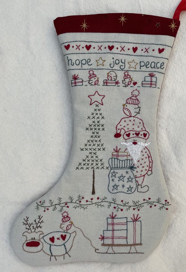 Hope, Joy, Peace stocking pattern and kit