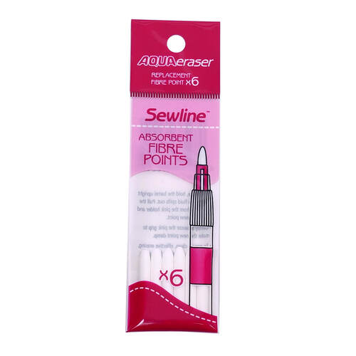 SEWLINE - Aqua Eraser Replacement Fibre Point (6)