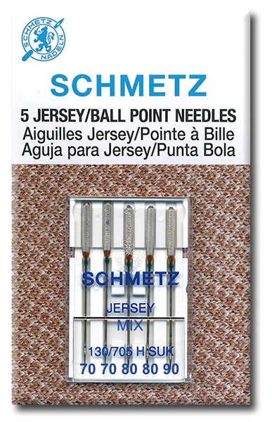 Schmetz - Ball Point/Jersey - Mix (2 x 70/10 + 2 x 80/12 + 1 x 90/14)