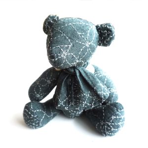 Little Sashiko Teddy Bear