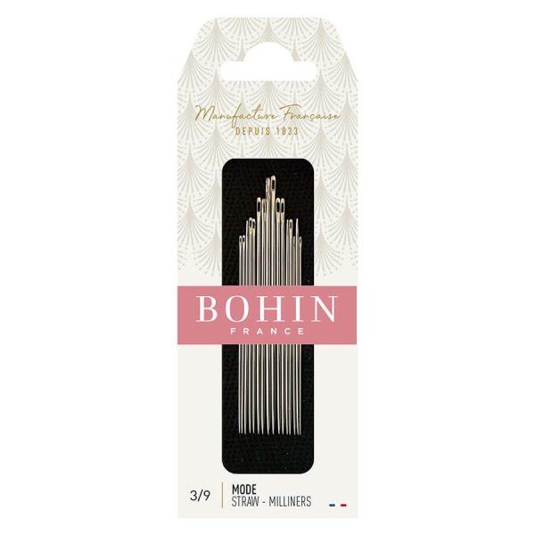 BOHIN Milliner Needles - size 3/9