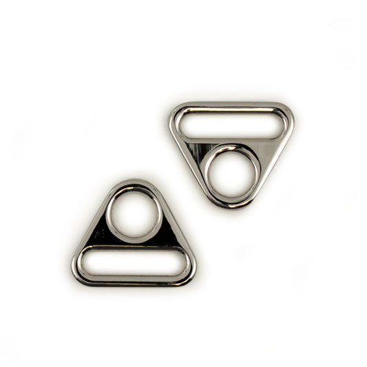 Silver Triangular Ring 25mm (1") - 2pkt