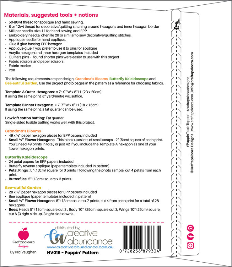 Poppin | Craftapalooza Designs