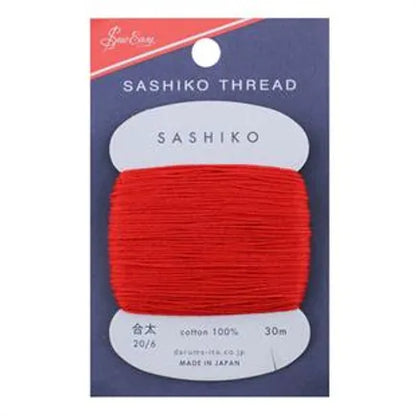 Sashiko Cotton Thread Range - 20/6, 30m | Sashiko