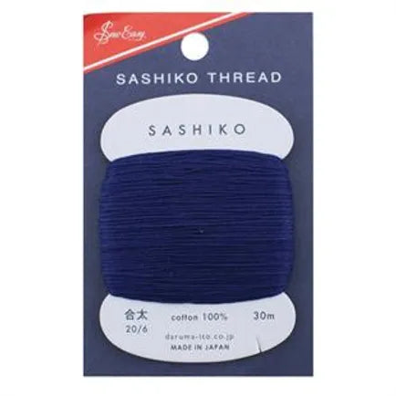 Sashiko Cotton Thread Range - 20/6, 30m | Sashiko