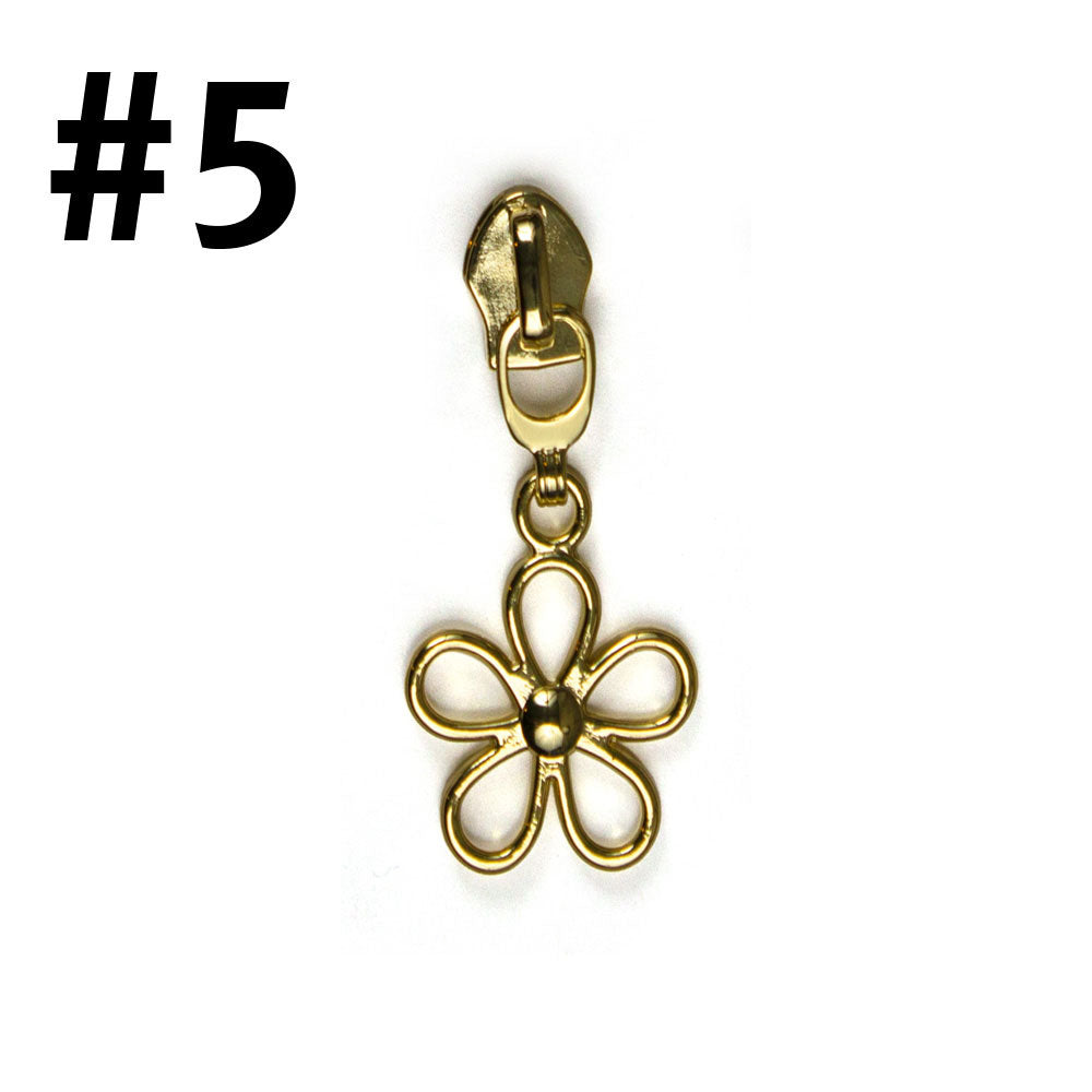 #5 Zip Pull | Light Gold