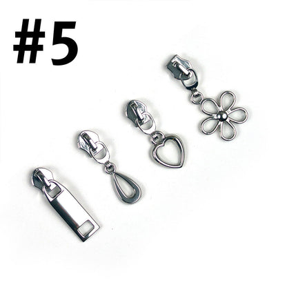 #5 Zip Pull | Silver