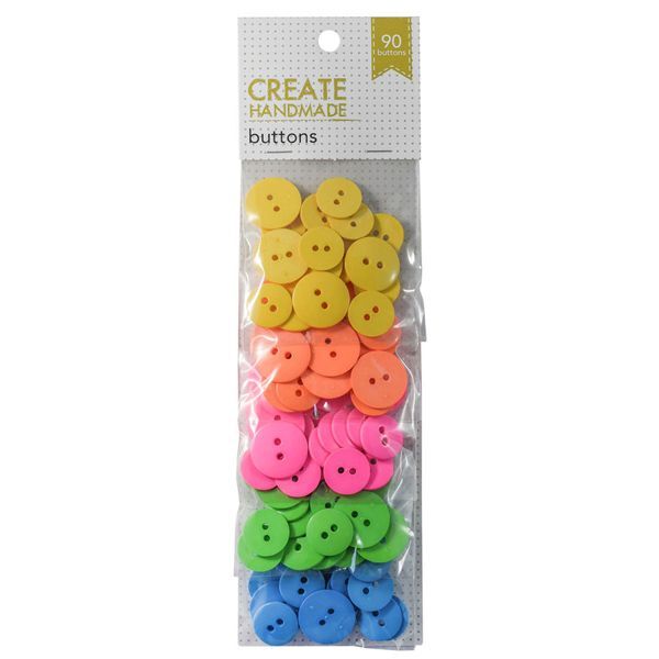 Create Handmade Buttons 16mm & 19mm 90pcs