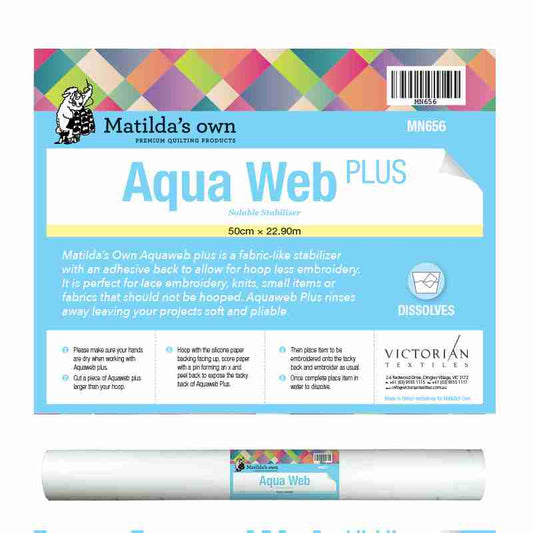 Aqua Web - Free Standing Lace | Matilda's Own