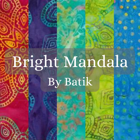 Bright Mandala - Batik