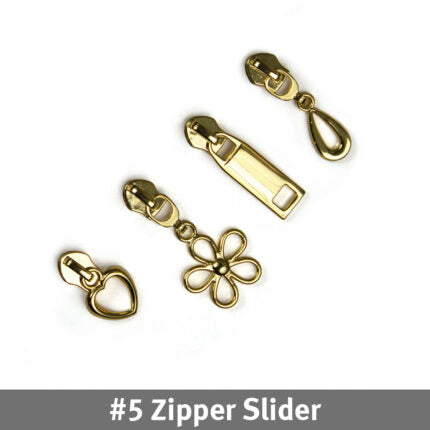#5 Zip Pull | Light Gold