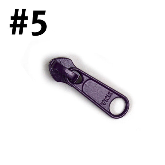 YKK #5 Zip Pull | Dark Purple