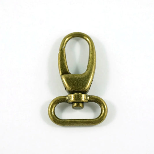 Antique Brass Bag Connector, Lobster Clasp | 25mm (1")