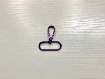 Purple Chrome Bag Connector, Lobster Clasp | 38mm (1.5")