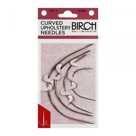 Birch - Curved Upholstery Needles - Qty 4