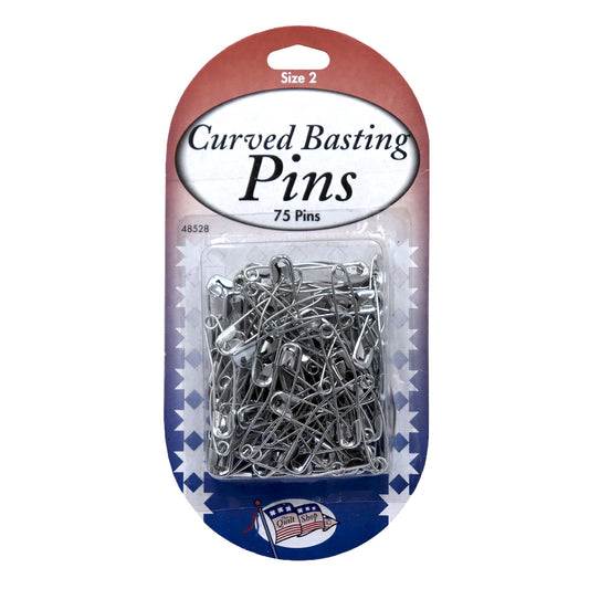 Quilters Curved Basting Pins - Size 2