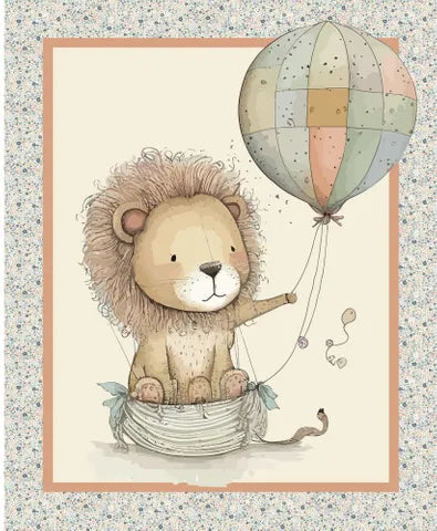 DV7450 Cot Panel - Lion