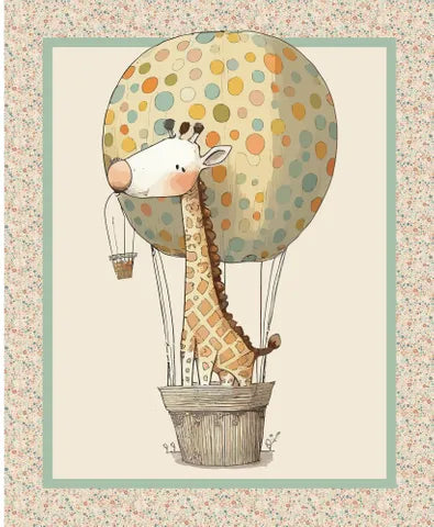 DV7452  Cot Panel - Giraffe