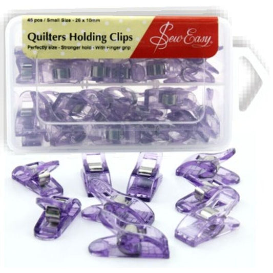SEW EASY HANGSELL Quilters Holding Clips Small size 45pcs