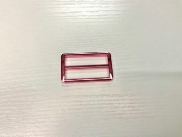 Pink Chrome Bag Connector, Strap Slider | 38mm (1.5")