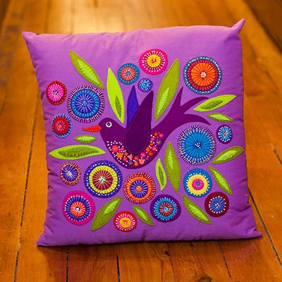 Flying Bird cushion by Pattern
