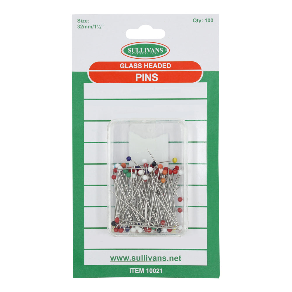 Glass Headed Pins - Sullivans