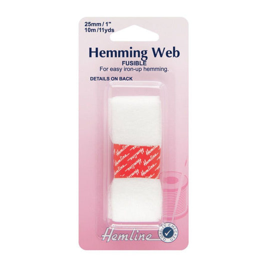 HEMLINE - Fusible Hemming Tape white 25mm x 10m