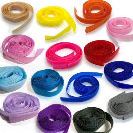 Hook & Loop sew in tape - 20mm - coloured