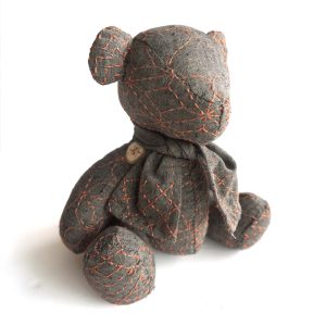 Little Sashiko Teddy Bear