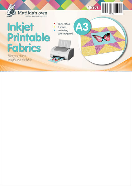 Inkjet Printable Fabric - A3