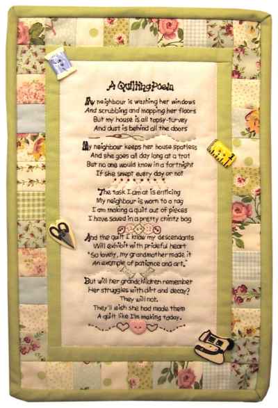 Quilters Poem