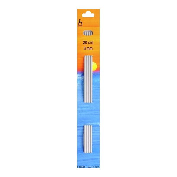 Birch - Double Ended Plastic Knitting Needle - 20cm 7.00mm - 4pcs