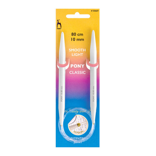 Pony - Circular Knitting Pin -80cm 10mm