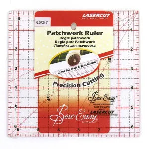 SEW EASY HANGSELL Patchwork Ruler 6.5" x 6.5"