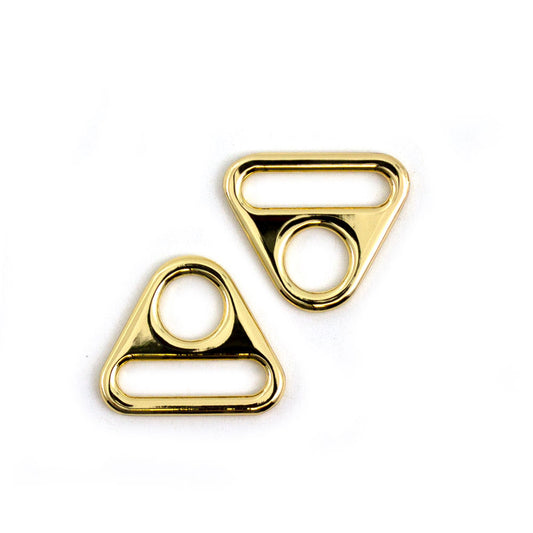 Gold Triangular Ring 25mm (1") - 2pkt