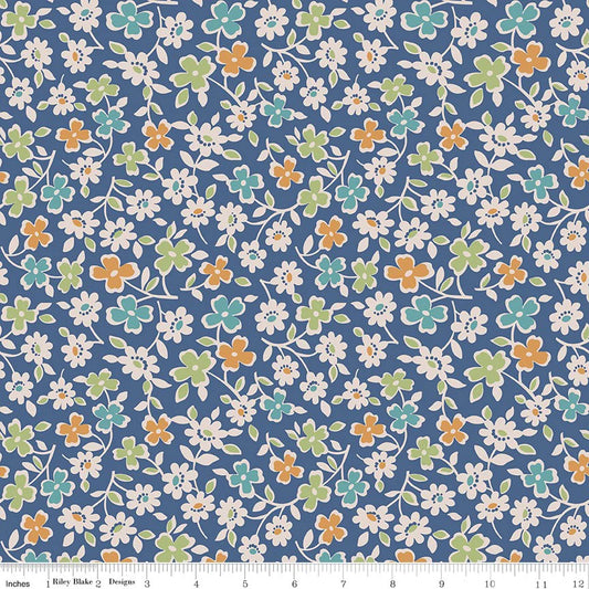 Autumn Cosmos - Denim