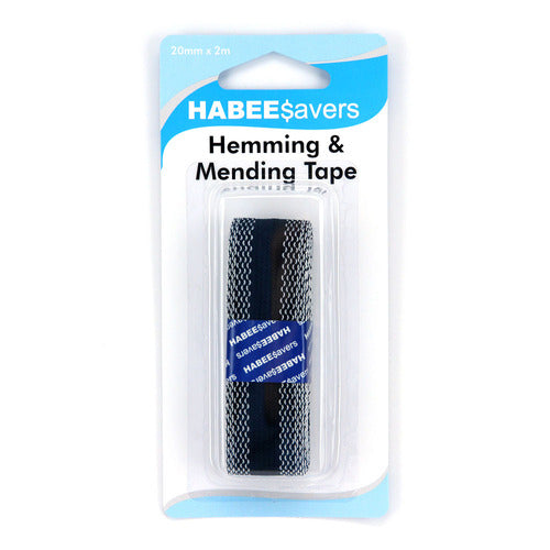 HABEE SAVERS Hemming and Mending Tape Black 20mm x 2m